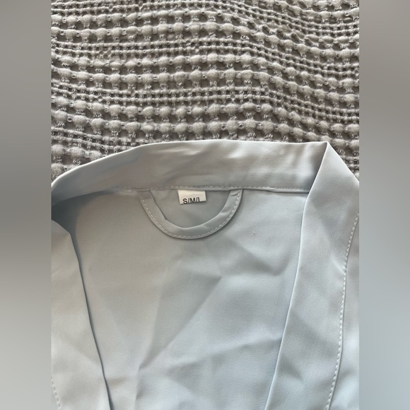 Dusty Blue Robe - Picture 2 of 3